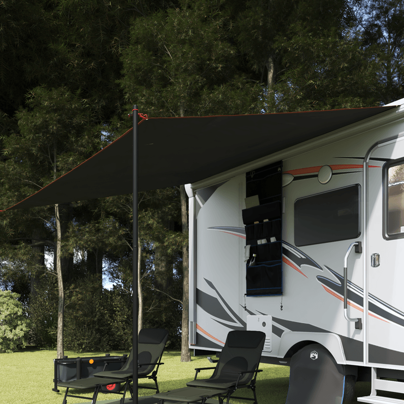 Sport si Outdoor - Camping - Accesorii corturi - Tarp rezistent la apa Gri si Portocalie 300 x 240 cm - Infinity.ro