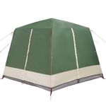 Sport si Outdoor - Camping - Corturi camping - Cort cabina cu acoperis Verde si alb 333 x 317 x 194 cm - Infinity.ro