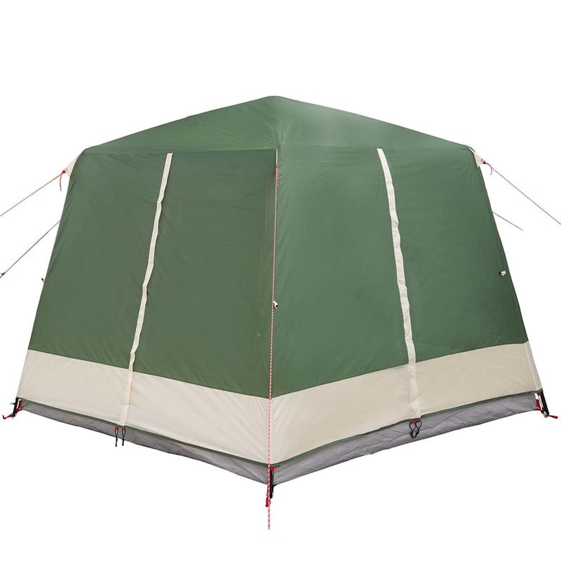 Sport si Outdoor - Camping - Corturi camping - Cort cabina cu acoperis Verde si alb 333 x 317 x 194 cm - Infinity.ro