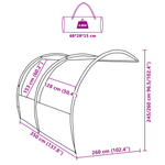 Sport si Outdoor - Camping - Copertine si adaposturi - Prelata rezistenta la apa 260 x 350 x 260 cm - Infinity.ro