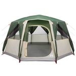 Sport si Outdoor - Camping - Corturi camping - Cort cabina cu acoperis cu depozitare Verde 425 x 396 x 222 cm - Infinity.ro