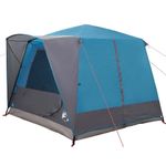Sport si Outdoor - Camping - Corturi camping - Cort cabina cu acoperis Albastru si Gri 333 x 317 x 194 cm - Infinity.ro