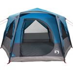 Sport si Outdoor - Camping - Corturi camping - Cort cabina cu acoperis Albastru si Gri 333 x 317 x 194 cm - Infinity.ro