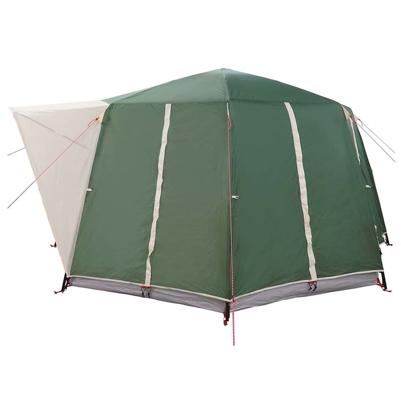 Sport si Outdoor - Camping - Corturi camping - Cort cabina cu acoperis cu depozitare Verde 425 x 396 x 222 cm - Infinity.ro