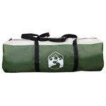 Sport si Outdoor - Camping - Corturi camping - Cort cabina cu acoperis Verde si alb 333 x 317 x 194 cm - Infinity.ro