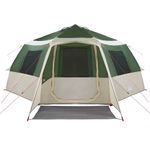 Sport si Outdoor - Camping - Corturi camping - Cort cabina cu acoperis Verde si gri 500 x 500 x 294 cm - Infinity.ro