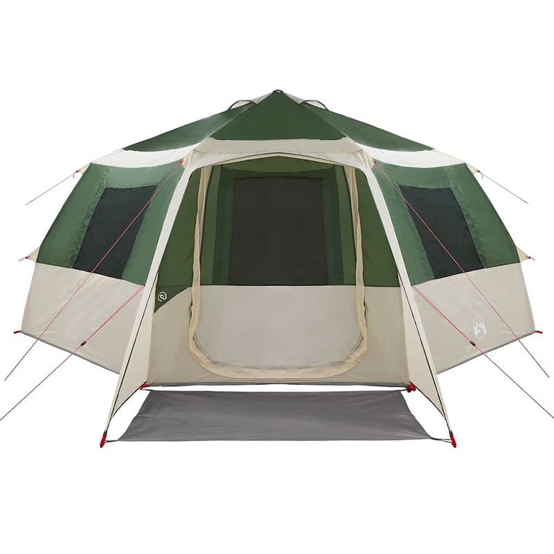 Sport si Outdoor - Camping - Corturi camping - Cort cabina cu acoperis Verde si gri 500 x 500 x 294 cm - Infinity.ro