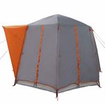Sport si Outdoor - Camping - Corturi camping - Cort cabina cu acoperis Gri si Portocalie 320 x 320 x 203 cm - Infinity.ro