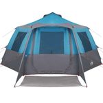 Sport si Outdoor - Camping - Corturi camping - Cort cabina cu acoperis Albastru si Gri 500 x 500 x 294 cm - Infinity.ro