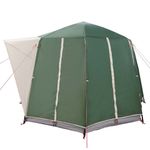 Sport si Outdoor - Camping - Corturi camping - Cort cabina cu acoperis Verde si alb 320 x 320 x 203 cm - Infinity.ro
