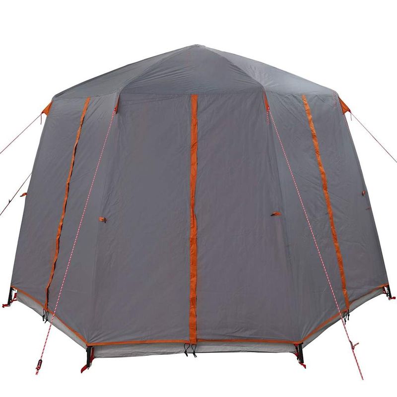 Sport si Outdoor - Camping - Corturi camping - Cort cabina cu acoperis Gri si Portocalie 320 x 320 x 203 cm - Infinity.ro