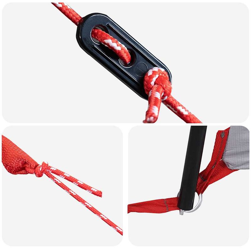 Sport si Outdoor - Camping - Corturi camping - Cort cabina cu acoperis albastru 425 x 396 x 222 cm - Infinity.ro