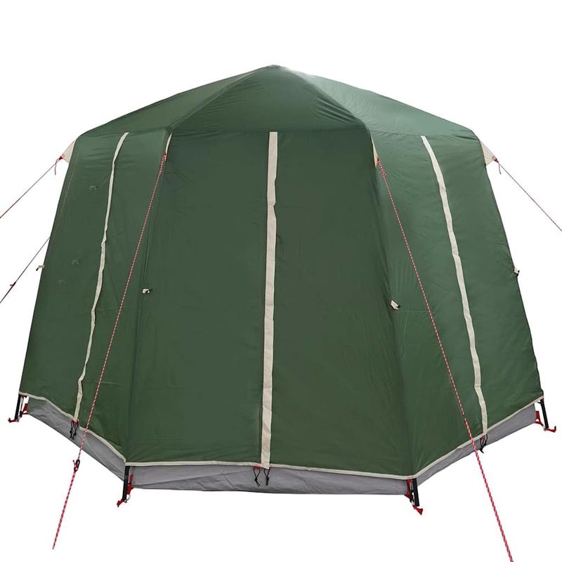 Sport si Outdoor - Camping - Corturi camping - Cort cabina cu acoperis Verde si alb 320 x 320 x 203 cm - Infinity.ro