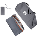 Sport si Outdoor - Camping - Accesorii corturi - Tarp rezistent la apa Gri si Portocalie 300 x 240 cm - Infinity.ro