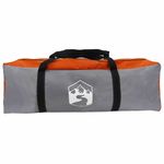 Sport si Outdoor - Camping - Corturi camping - Cort cabina cu acoperis Gri si Portocalie 320 x 320 x 203 cm - Infinity.ro