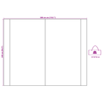 Sport si Outdoor - Camping - Accesorii corturi - Tarp rezistent la apa Gri si Portocalie 300 x 240 cm - Infinity.ro