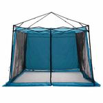 Sport si Outdoor - Camping - Corturi camping - Cort cu acoperis Altele cu aerisire de aer Ajustabil Albastru si Negru 303 x 303 cm - Infinity.ro