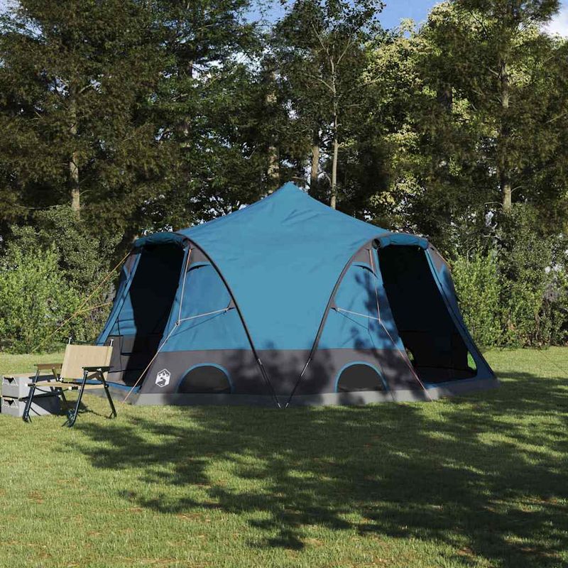 Sport si Outdoor - Camping - Corturi camping - Cort cu dome cu acoperis albastru 505 x 450 x 248 cm - Infinity.ro