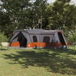 Sport si Outdoor - Camping - Corturi camping - Cort cu acoperis Gri si Portocalie 680 x 510 x 210 cm - Infinity.ro