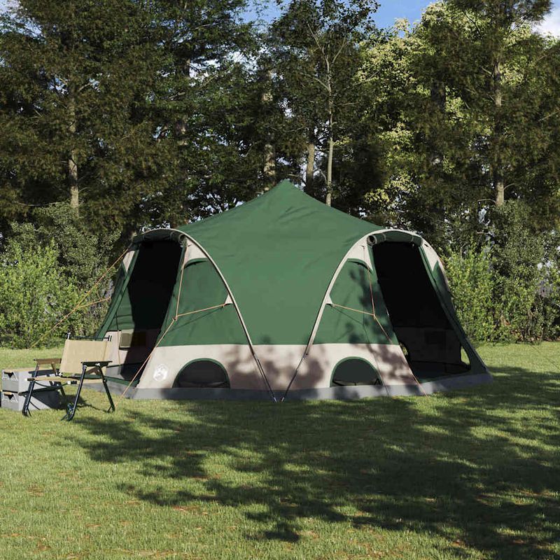 Sport si Outdoor - Camping - Corturi camping - Cort cu dome cu acoperis cu depozitare Verde 505 x 450 x 248 cm - Infinity.ro