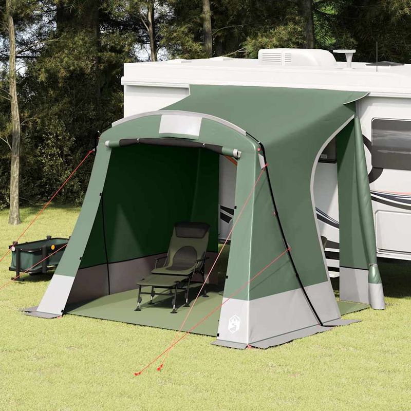 Sport si Outdoor - Camping - Corturi camping - Cort cu acoperis Altele Verde si Negru 285 x 255 x 245 cm Poliester - Infinity.ro