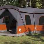 Sport si Outdoor - Camping - Corturi camping - Cort cu acoperis Gri si Portocalie 680 x 510 x 210 cm - Infinity.ro