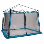 Sport si Outdoor - Camping - Corturi camping - Cort cu acoperis Altele cu aerisire de aer Ajustabil Albastru si Negru 303 x 303 cm - Infinity.ro