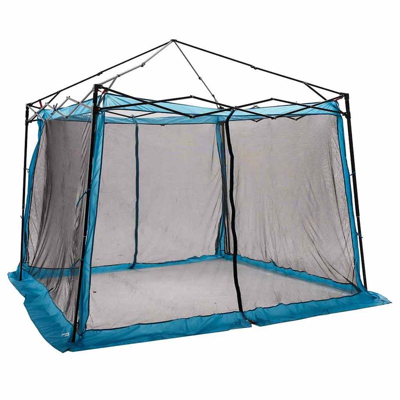 Sport si Outdoor - Camping - Corturi camping - Cort cu acoperis Altele cu aerisire de aer Ajustabil Albastru si Negru 303 x 303 cm - Infinity.ro