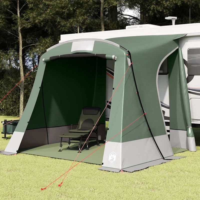 Sport si Outdoor - Camping - Corturi camping - Cort cu acoperis Altele Verde si Negru 285 x 255 x 245 cm Poliester - Infinity.ro