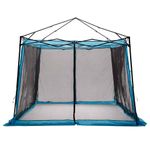 Sport si Outdoor - Camping - Corturi camping - Cort cu acoperis Altele cu aerisire de aer Ajustabil Albastru si Negru 303 x 303 cm - Infinity.ro