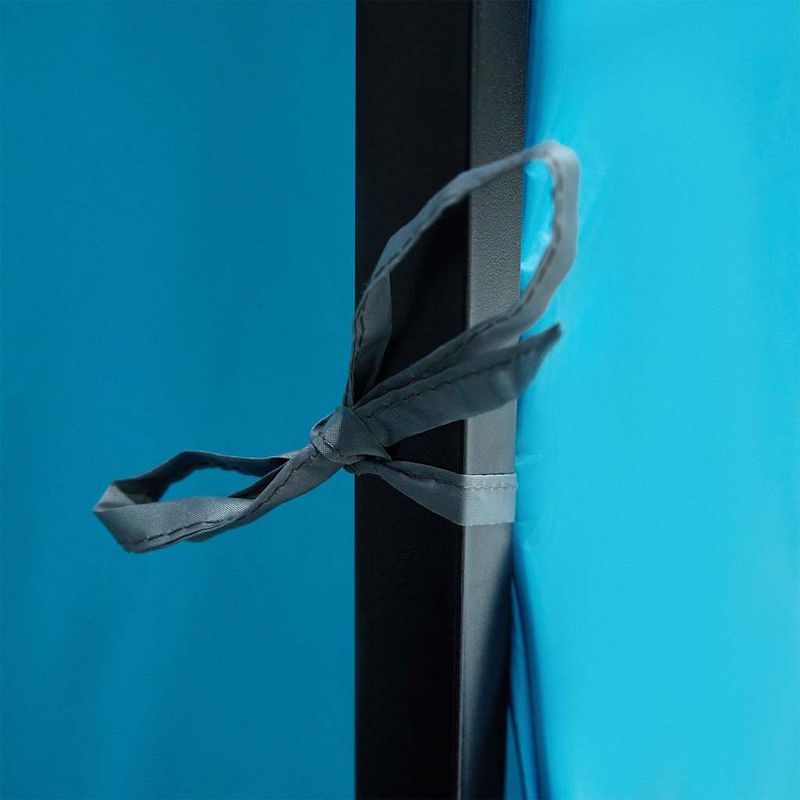 Sport si Outdoor - Camping - Corturi camping - Cort cu acoperis Altele cu aerisire de aer Albastru si Negru 520 x 520 x 190 cm - Infinity.ro