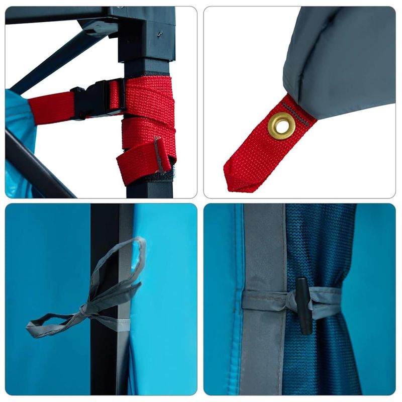 Sport si Outdoor - Camping - Corturi camping - Cort cu acoperis Altele Manual cu aerisire de aer Albastru si Negru 290 x 288 cm - Infinity.ro