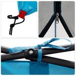 Sport si Outdoor - Camping - Corturi camping - Cort cu acoperis Altele cu aerisire de aer Ajustabil Albastru si Negru 303 x 303 cm - Infinity.ro