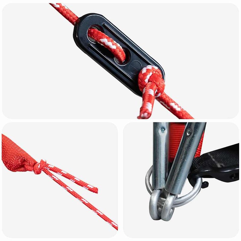 Sport si Outdoor - Camping - Corturi camping - Cort cu dome cu acoperis Gri si Portocalie 505 x 450 x 248 cm - Infinity.ro