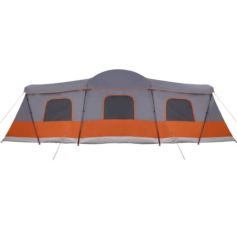 Sport si Outdoor - Camping - Corturi camping - Cort cu acoperis Gri si Portocalie 680 x 510 x 210 cm - Infinity.ro