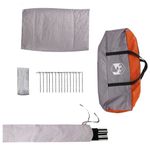 Sport si Outdoor - Camping - Corturi camping - Cort cu dome cu acoperis Gri si Portocalie 505 x 450 x 248 cm - Infinity.ro