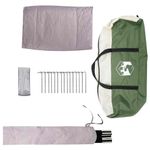 Sport si Outdoor - Camping - Corturi camping - Cort cu dome cu acoperis cu depozitare Verde 505 x 450 x 248 cm - Infinity.ro