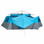 Sport si Outdoor - Camping - Corturi camping - Cort cu acoperis Altele cu aerisire de aer Albastru si Negru 520 x 520 x 190 cm - Infinity.ro