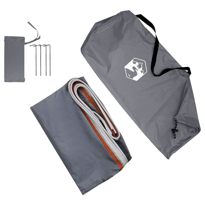 Sport si Outdoor - Camping - Corturi camping - Cort cu acoperis Altele Gri si Portocaliu si Negru 190 x 150 x 185 cm - Infinity.ro