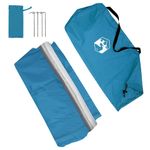 Sport si Outdoor - Camping - Corturi camping - Cort cu acoperis Altele cu aerisire de aer Albastru si Negru 190 x 150 x 185 cm - Infinity.ro