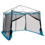 Sport si Outdoor - Camping - Corturi camping - Cort cu acoperis Altele cu aerisire de aer Ajustabil Albastru si Negru 303 x 303 cm - Infinity.ro