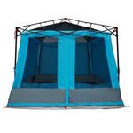 Sport si Outdoor - Camping - Corturi camping - Cort cu acoperis Altele cu aerisire de aer Albastru si Negru 291 x 291 cm - Infinity.ro