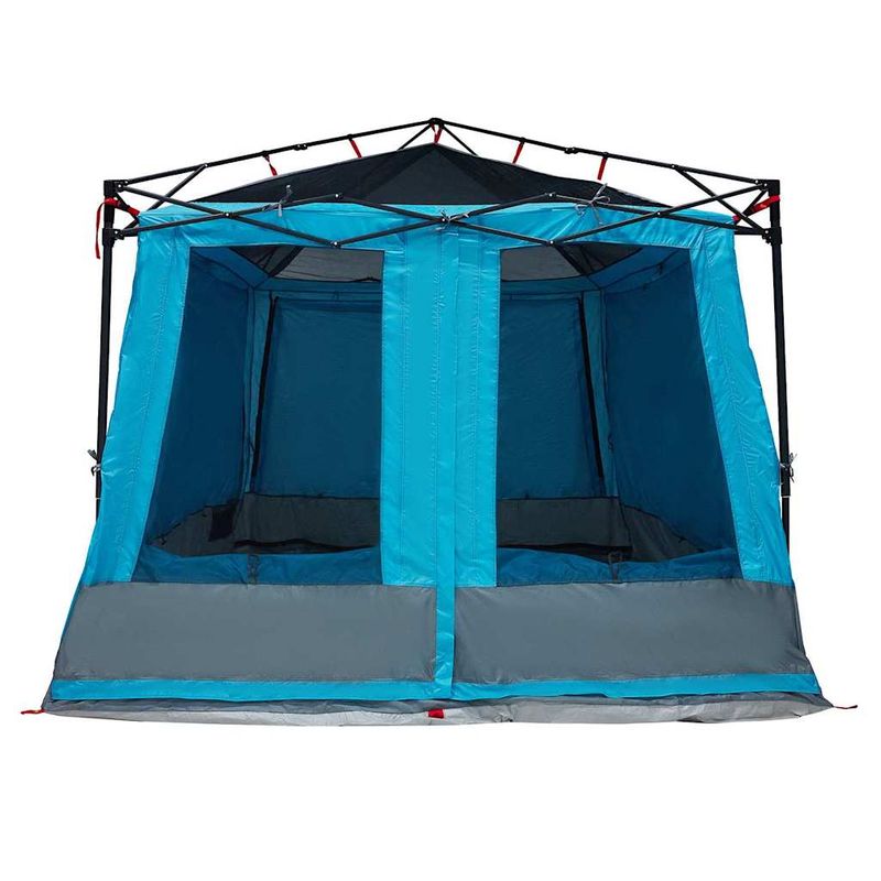 Sport si Outdoor - Camping - Corturi camping - Cort cu acoperis Altele cu aerisire de aer Albastru si Negru 291 x 291 cm - Infinity.ro