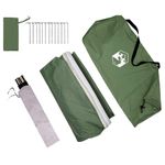 Sport si Outdoor - Camping - Corturi camping - Cort cu acoperis Altele Verde si Negru 285 x 255 x 245 cm Poliester - Infinity.ro