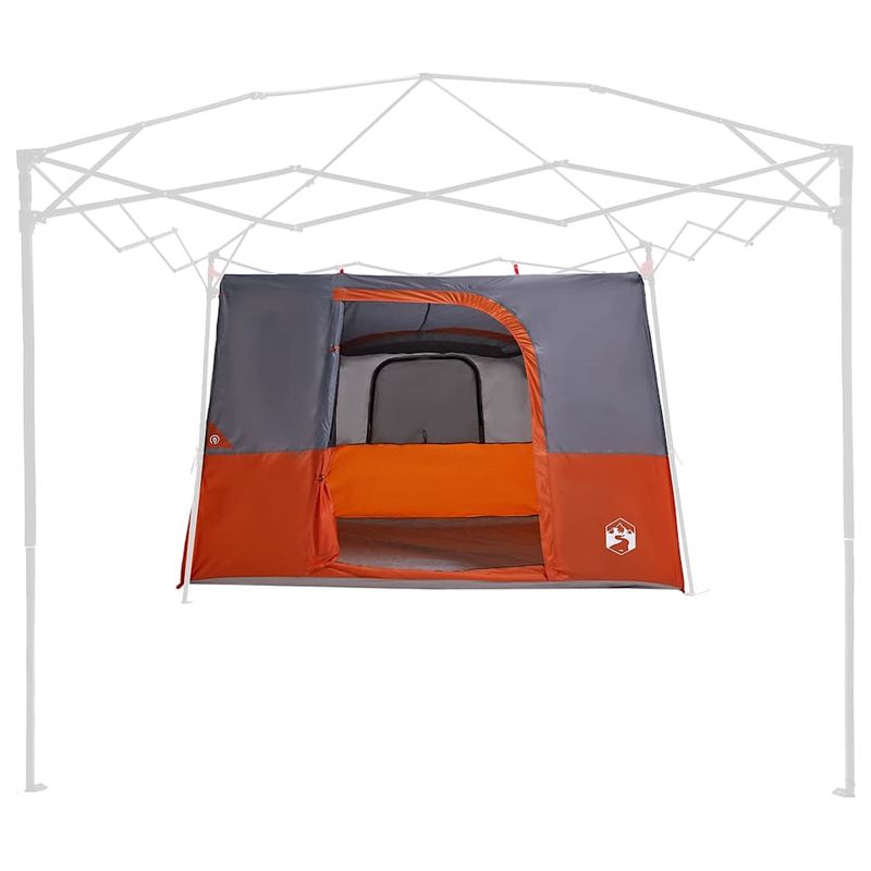 Sport si Outdoor - Camping - Corturi camping - Cort cu acoperis Altele Gri si Portocaliu si Negru 280 x 220 x 176 cm - Infinity.ro