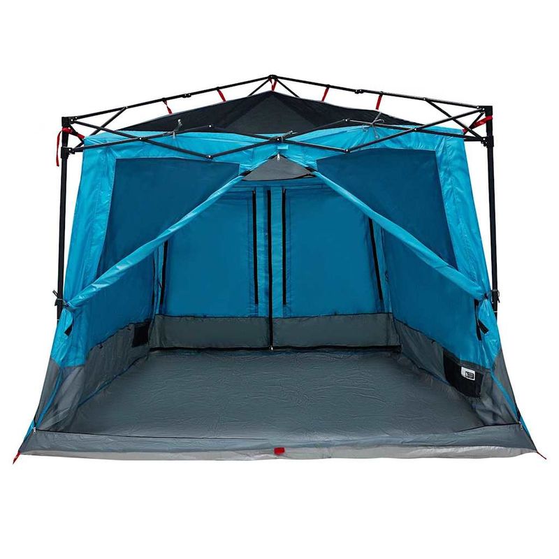 Sport si Outdoor - Camping - Corturi camping - Cort cu acoperis Altele cu aerisire de aer Albastru si Negru 291 x 291 cm - Infinity.ro