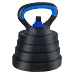 Sport si Outdoor - Fitness - Greutati si echipament - Greutati - Set de Haltere 4 in 1 Negru si Albastru 121 x 19,5 x 19,5 cm - Infinity.ro
