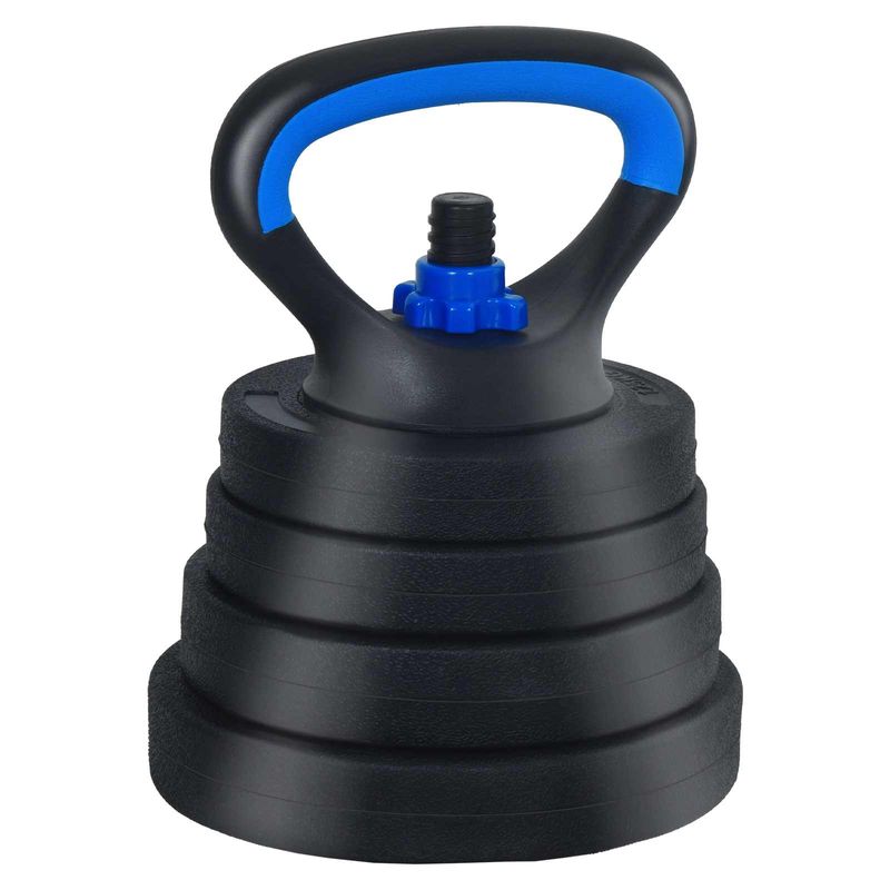 Sport si Outdoor - Fitness - Greutati si echipament - Greutati - Set de Haltere 4 in 1 Negru si Albastru 121 x 19,5 x 19,5 cm - Infinity.ro
