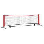 Sport si Outdoor - Sporturi cu paleta - Tenis - Echipamente de tenis - Retea de tenis Negru si rosu 301 x 90.5 x 87 cm Poliester - Infinity.ro