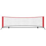 Sport si Outdoor - Sporturi cu paleta - Tenis - Echipamente de tenis - Retea de tenis Negru si rosu 301 x 90.5 x 87 cm Poliester - Infinity.ro